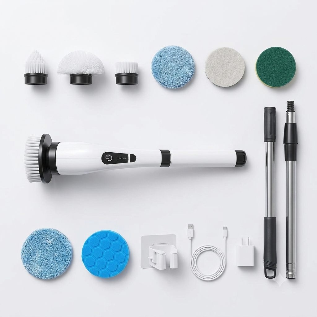 Brosse Électrique de Nettoyage Rotative